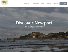 Tablet Screenshot of discovernewport.com